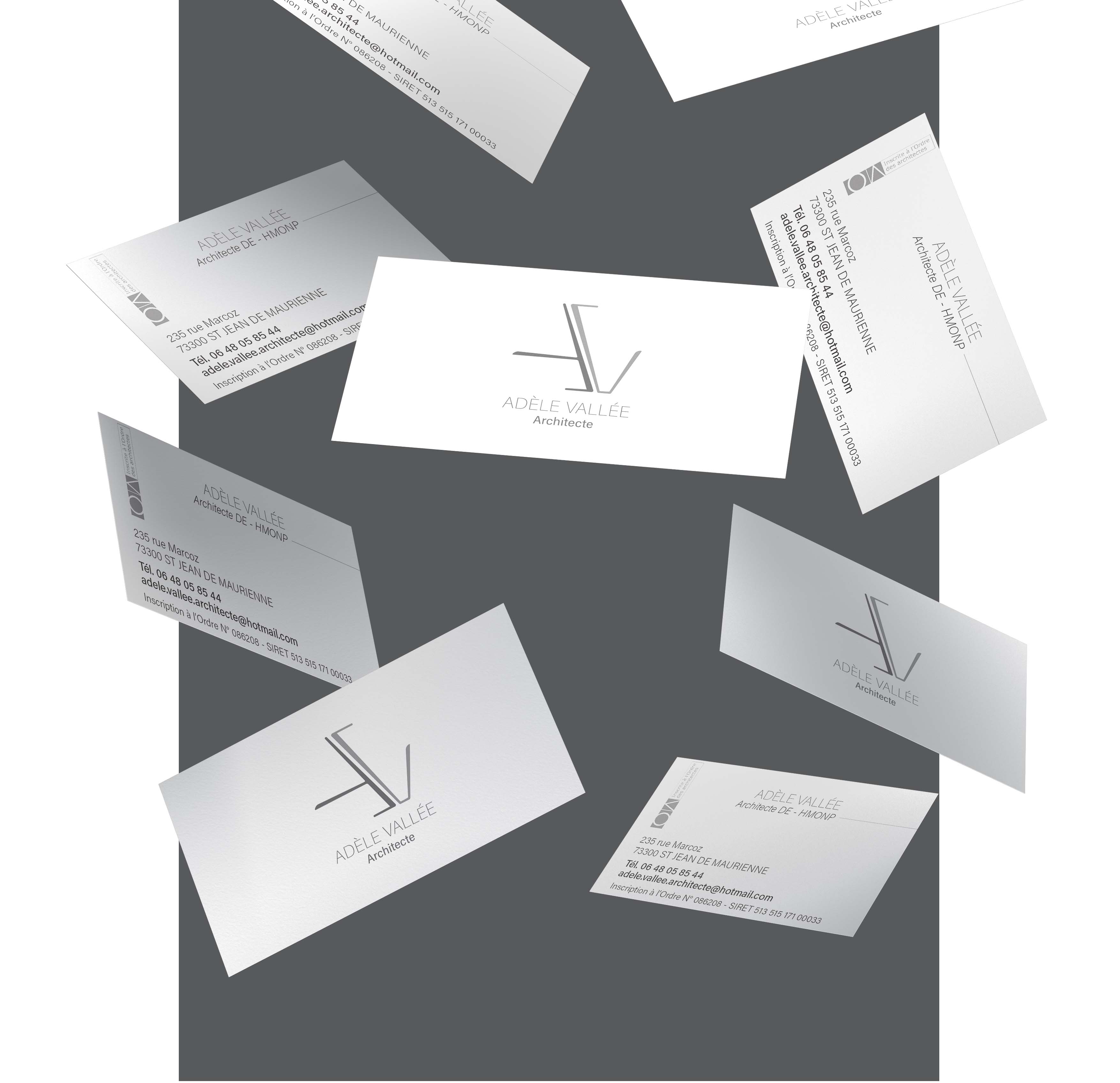 Floating Business Cards Mockup by Anthony Boyd Graphics